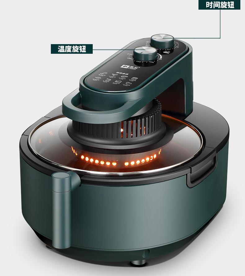 骆驼新款可视化空气炸锅6L大容量