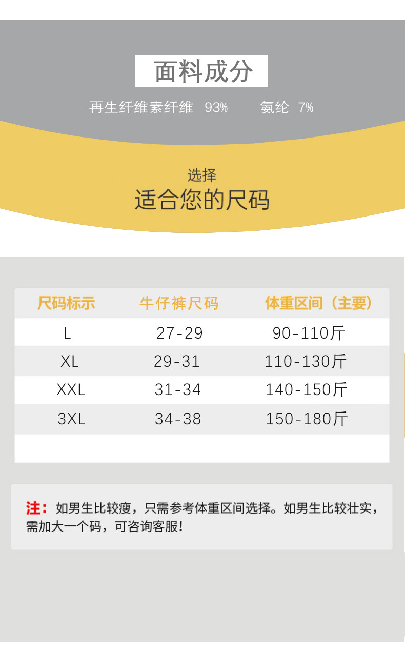 纤丝鸟 （4条装）抗菌国家AAA级标准50支高支高密木维尔男士 平角裤ZC210106-4