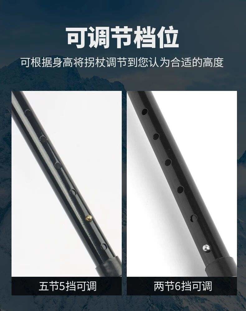 猎燕登山杖黑色