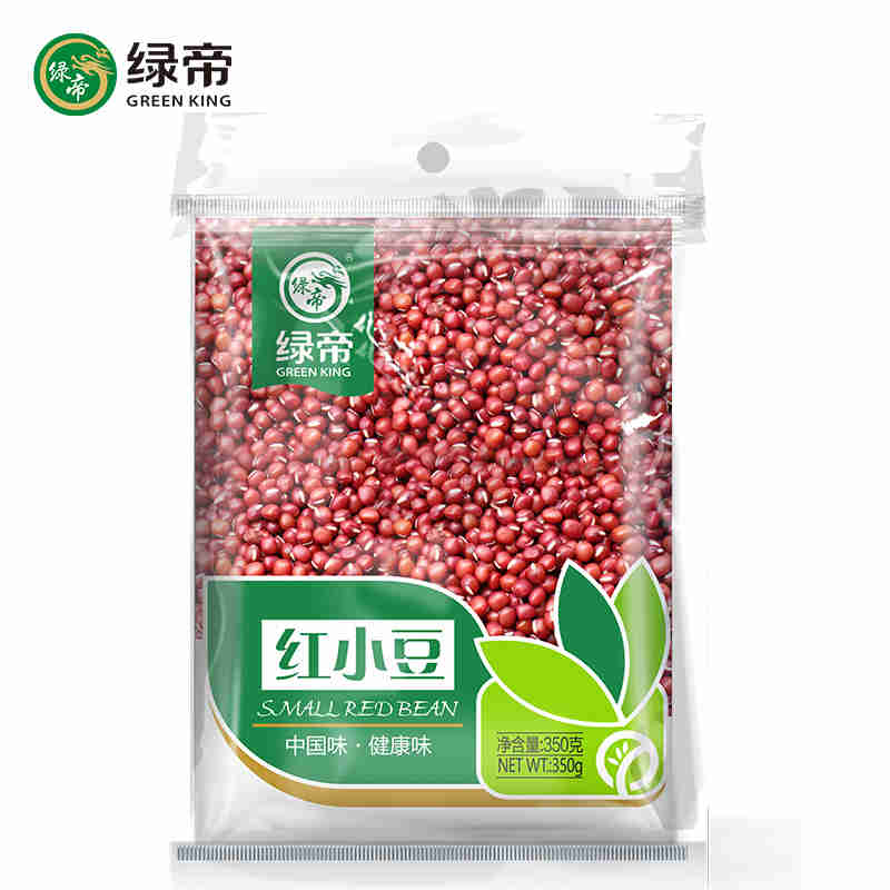 绿帝农家小红豆小赤豆五谷杂粮红豆350g*2袋