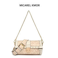 MICAREL KMOR(英国MK)新款PVC+牛皮波士顿包锁扣包包MK8911