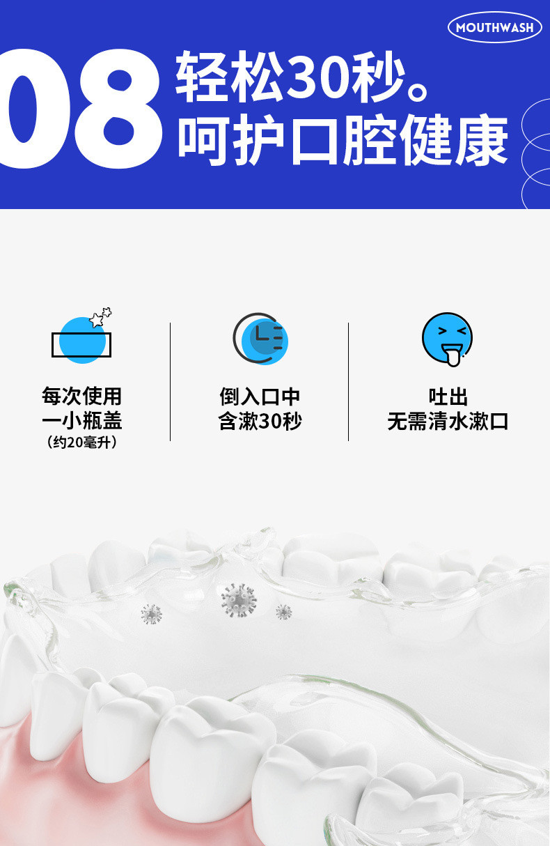 DRBY长效抑菌漱口水250ml