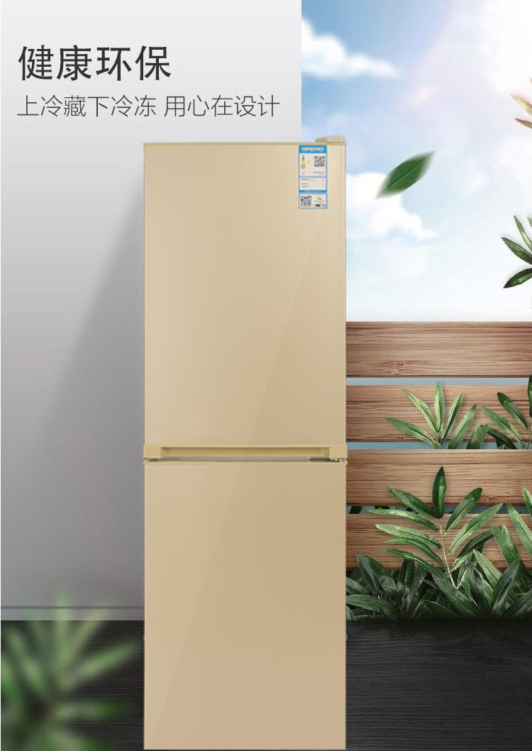 康佳（KONKA）冰箱188升 双门小型 家用电冰箱 节能省电 BCD-188D2GX