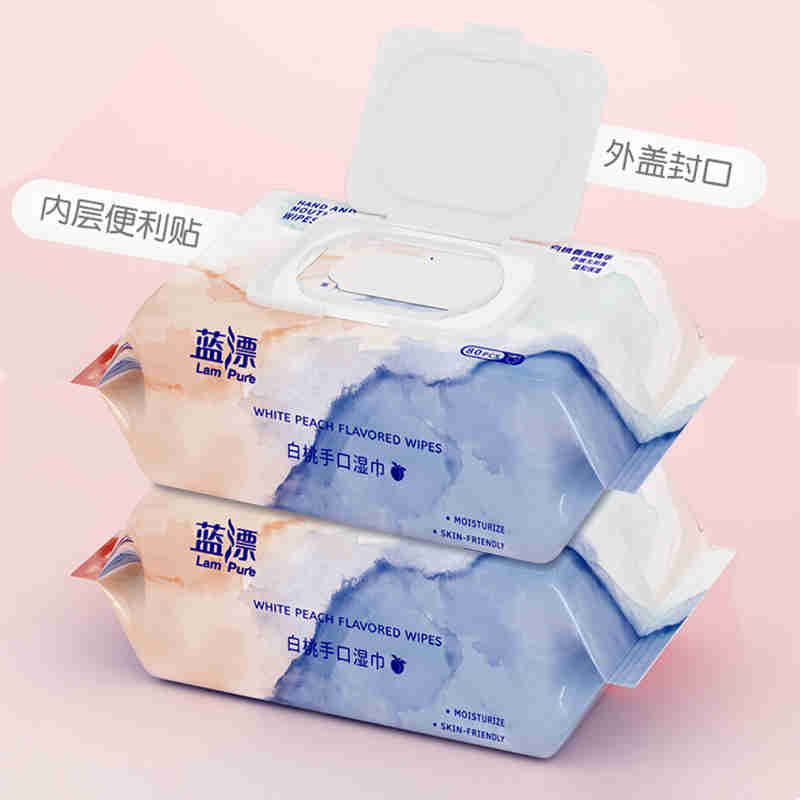 LP-39687蓝漂白桃手口湿巾