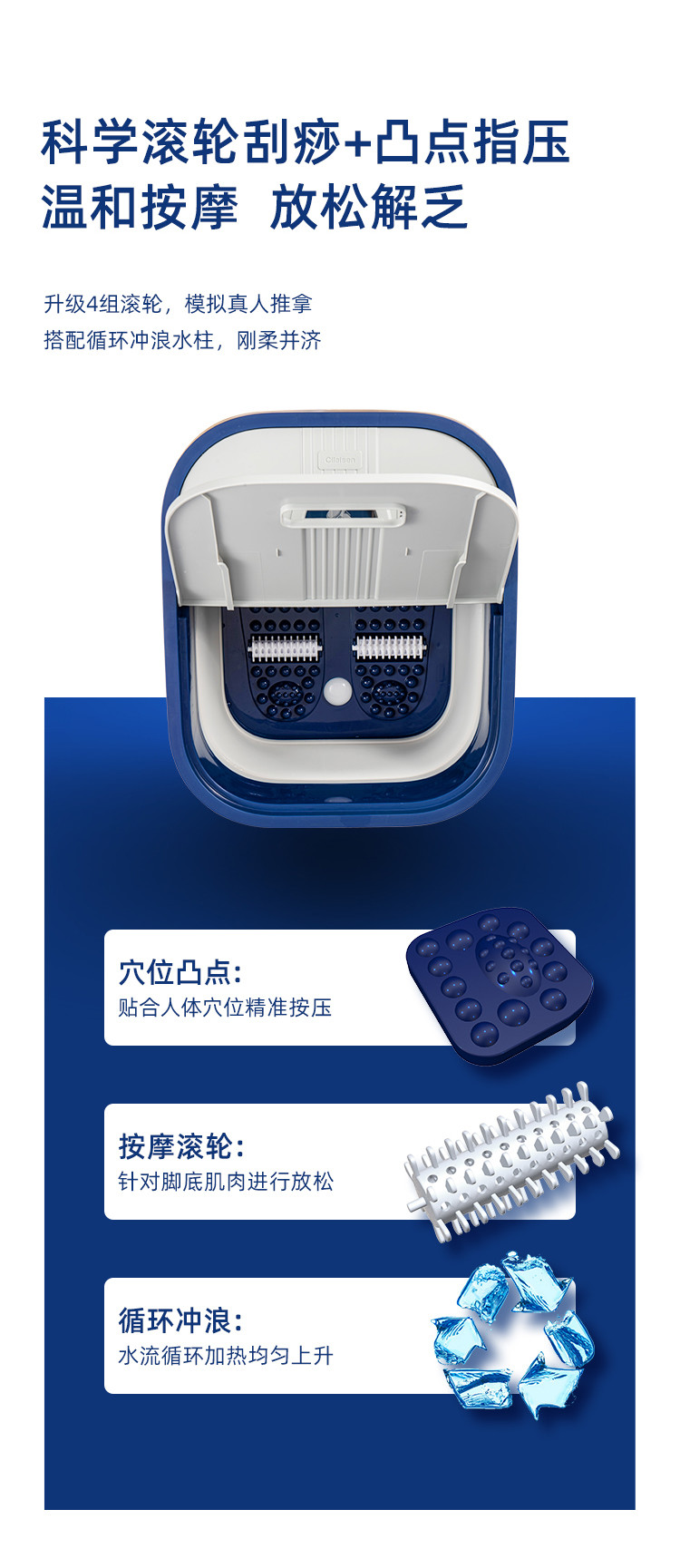 西莱森 折叠足浴盆CP-FB3