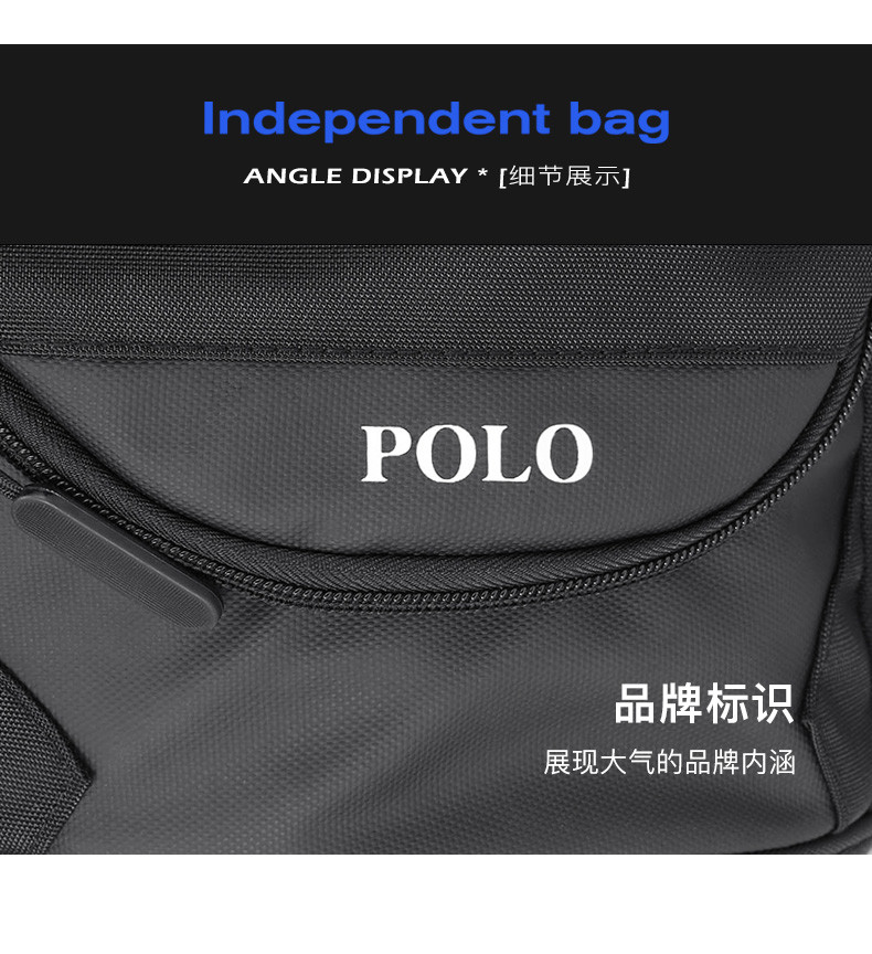 POLO旅行包男士手提行李包大容量出差旅行袋休闲单肩斜挎包男包044293