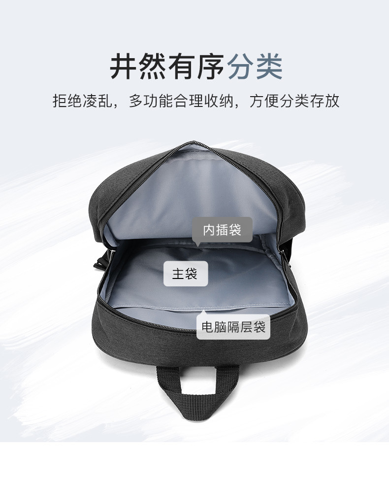 POLO 双肩包防泼水潮流男女通用背包学生书包092241
