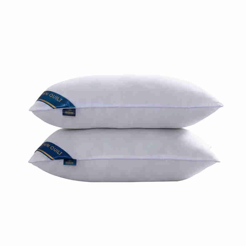 希尔顿枕头家用枕芯午睡枕羽丝绒枕