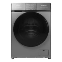 创维（Skyworth）F1050RD 钛金灰 DD直驱变频 自动投放 智能烘干10公斤滚筒洗衣机