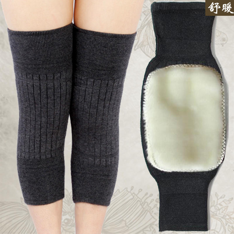【特价2双】羊绒护膝盖保暖老寒腿女士男士关节秋冬季老人专用护腿加长筒护套