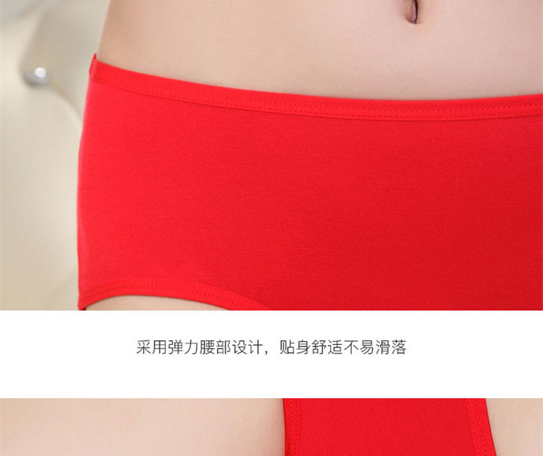 浪莎鸿运女士内裤4条装 LW6003-4