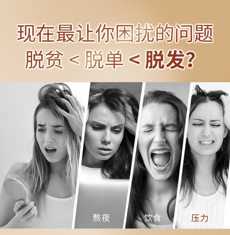 清怡防脱固发洗发露500克